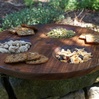 English walnut serving board