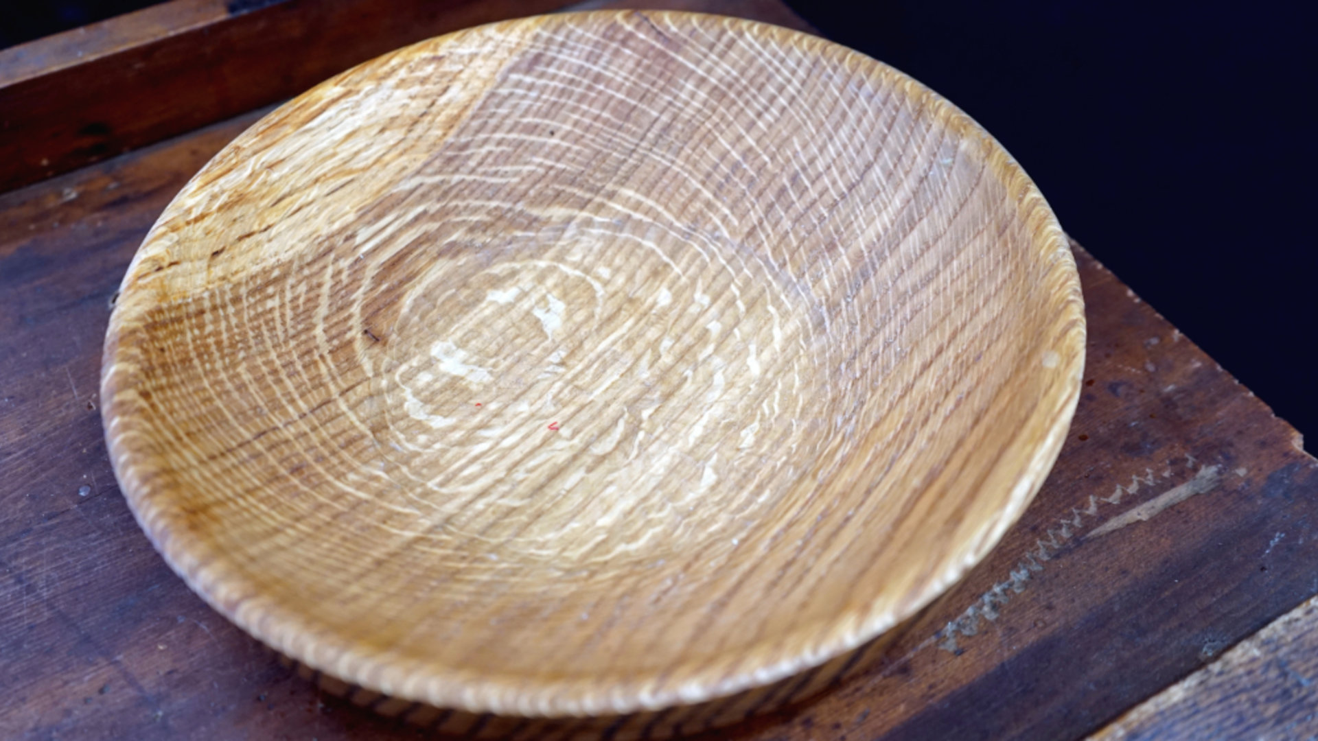 White oak bowl